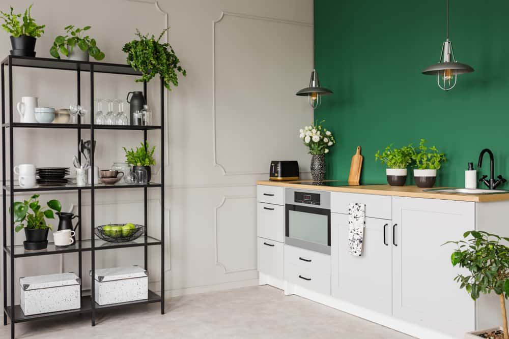 green kitchen green kitchen