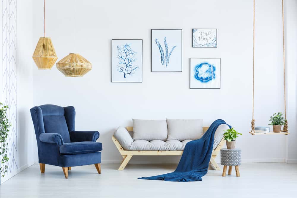 two colour combinations for living room