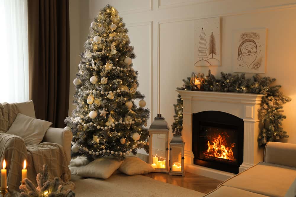 christmas home decor ideas add artwork