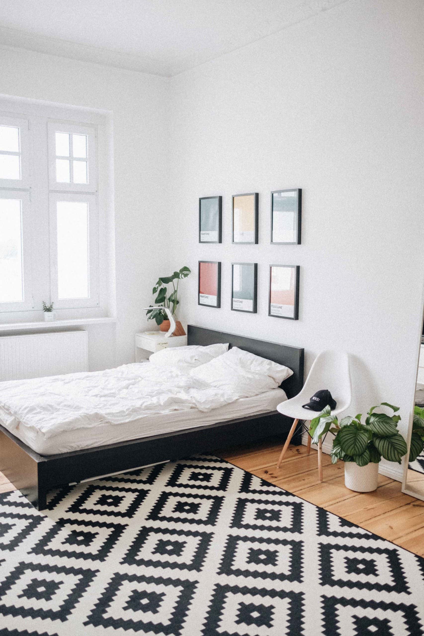 modern bohemian bedroom