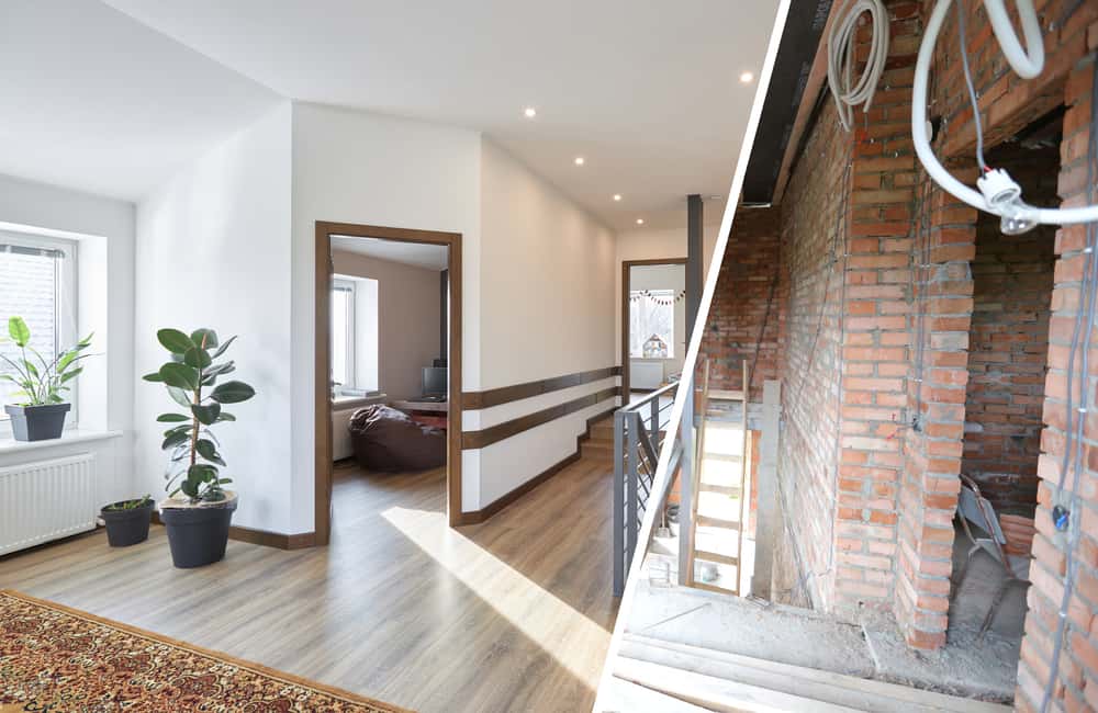 floor renovations, wall renovation