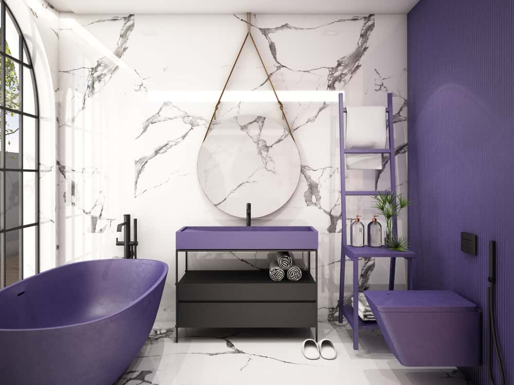 large slabs of Italian marble