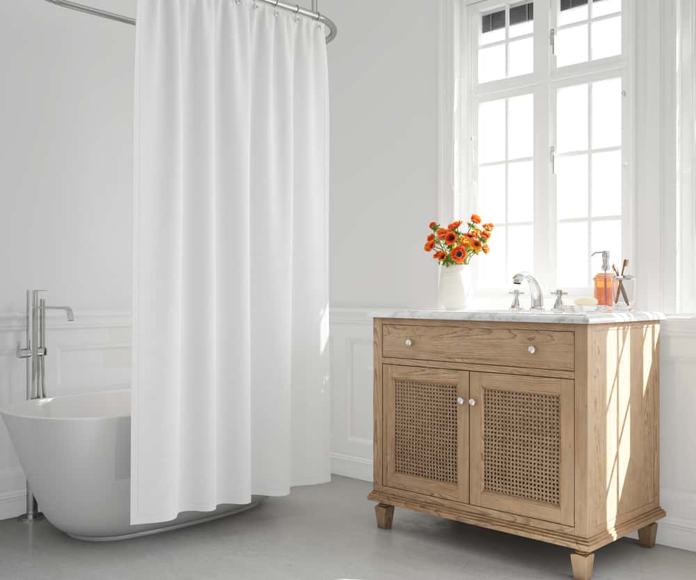 dry and clean shower