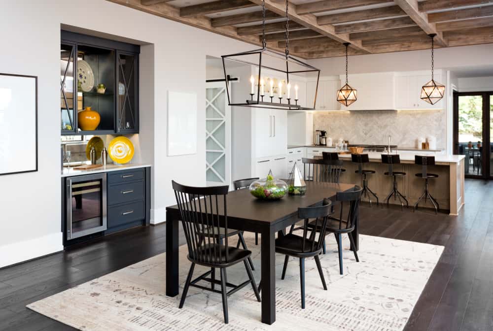 Exposed Wooden Beams