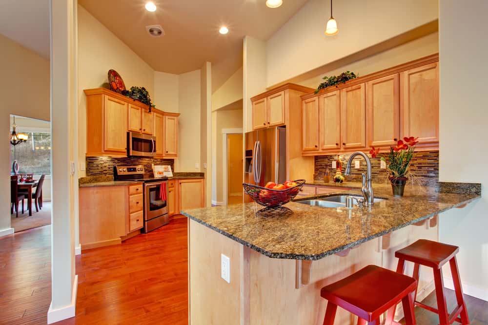 prairie-style kitchen