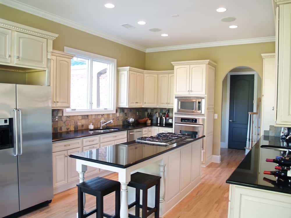black granite marble countertop designs