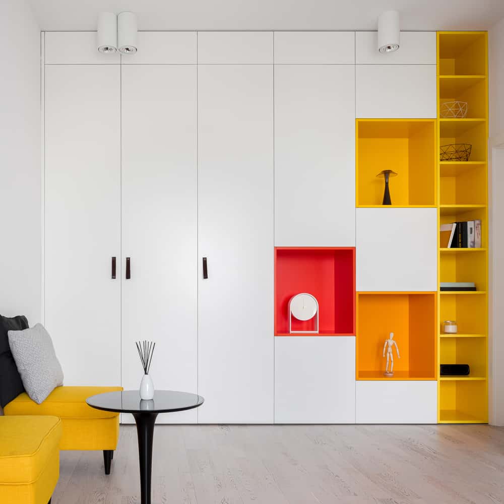 colorful wardrobe