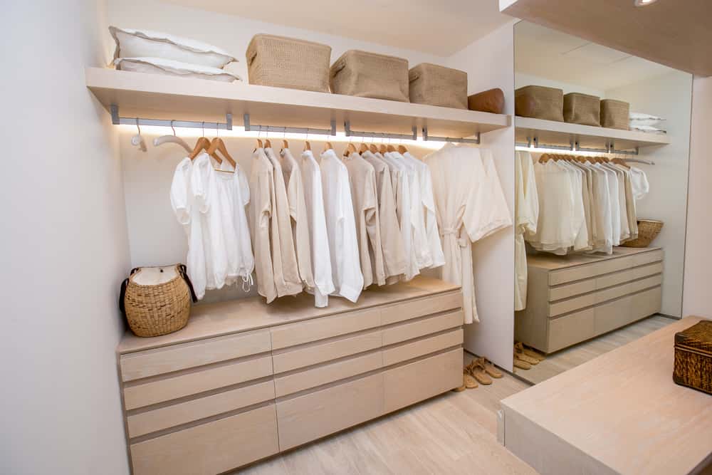 drawers on the outside wardrobe