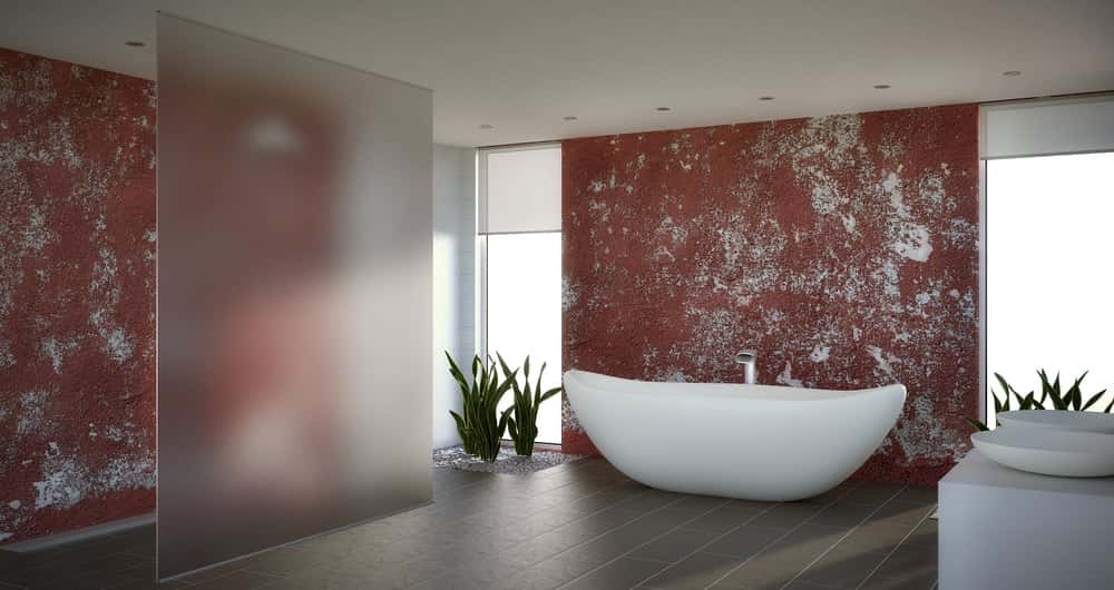 frosted glass partition