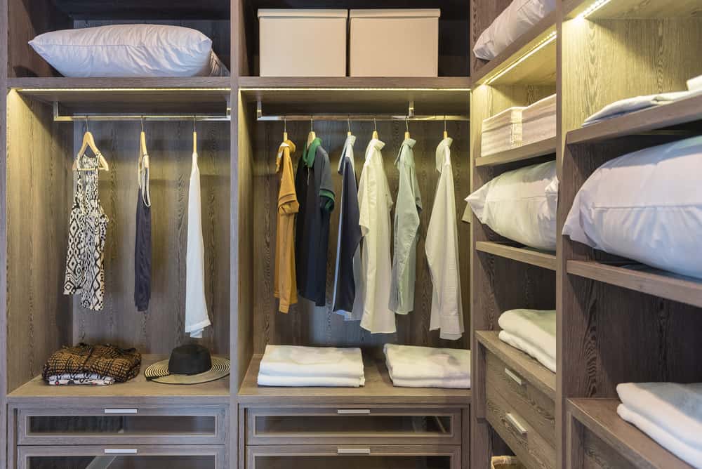 open storage wardrobe designs