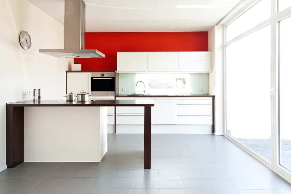 pops of colour for scandinavian kitchen