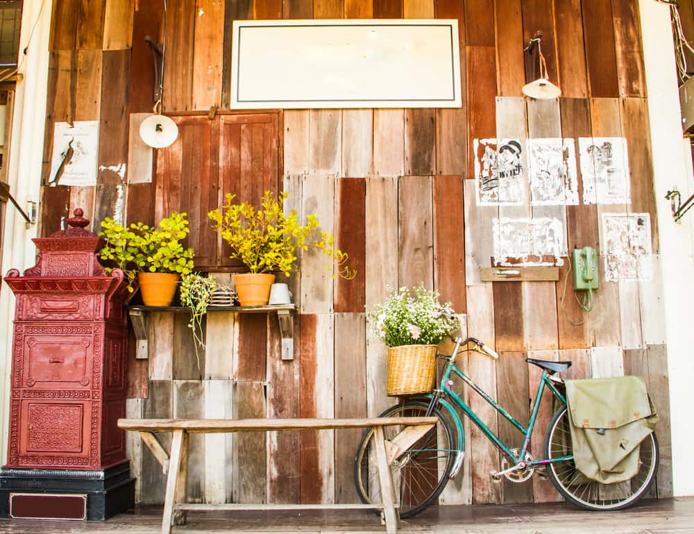 vintage inspired outdoor interior