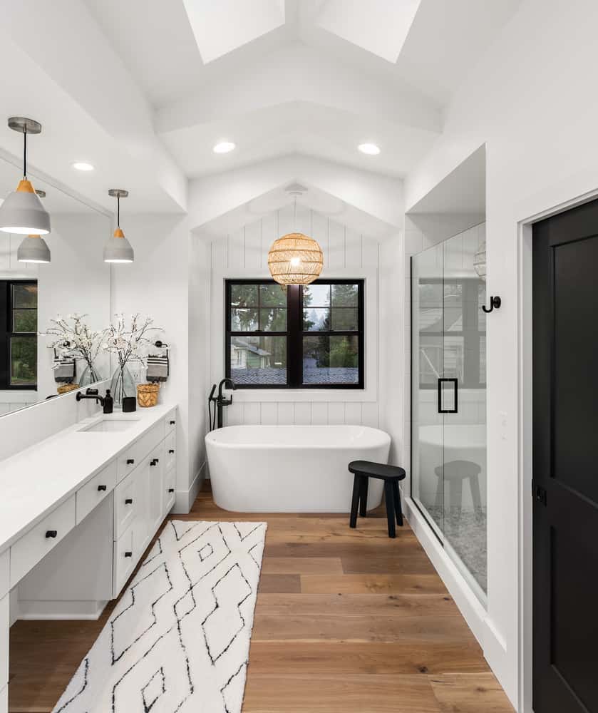 complementary bathroom colours
