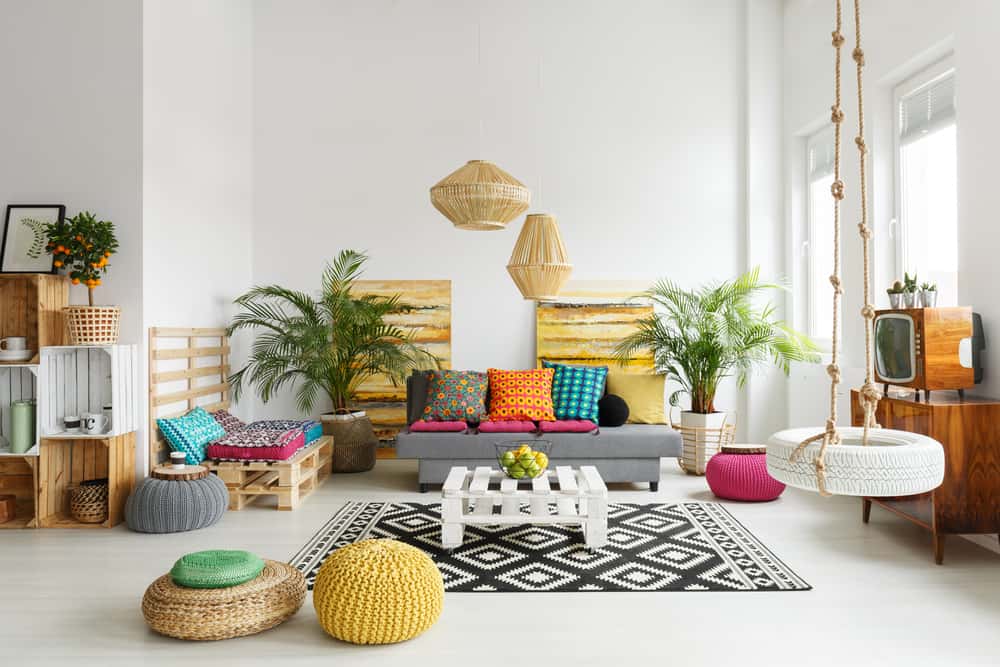 swing seat in your living room