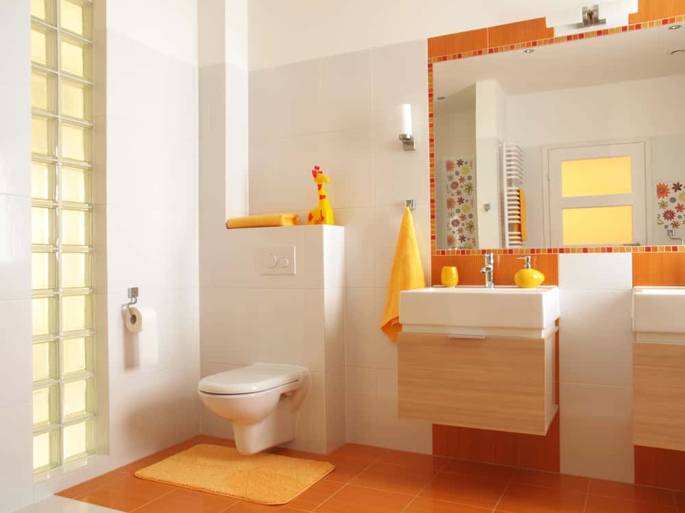 colourful bathroom tiles
