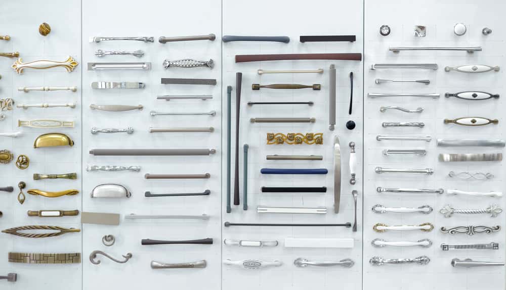 Stylish wardrobe handle collection showcasing various handle styles
