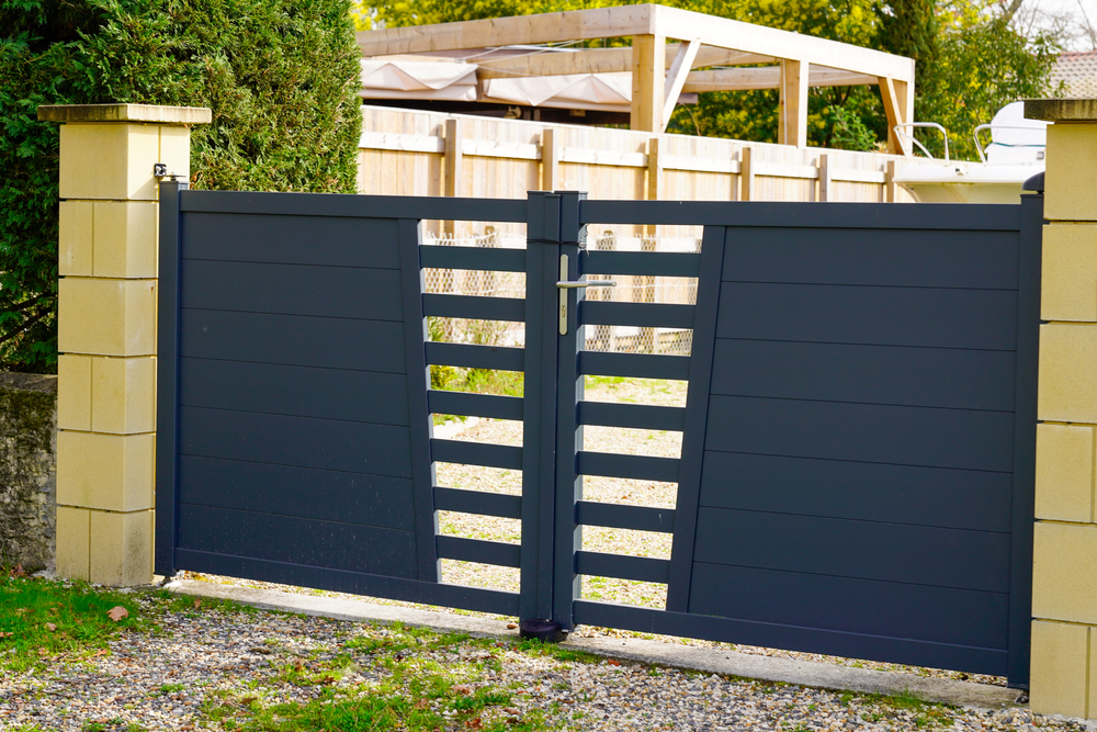 designs in plate steel front gate