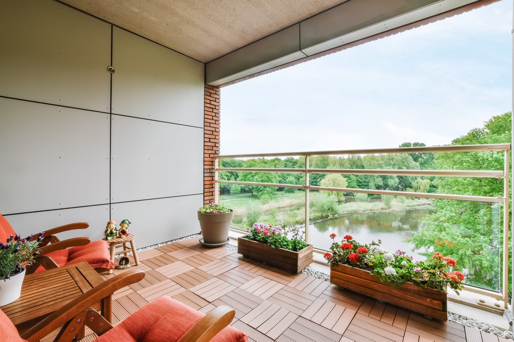 flower pot stand design for balcony