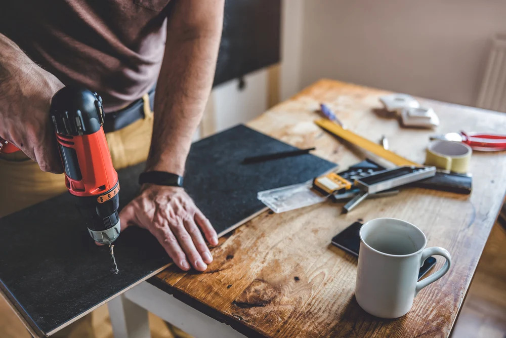 Handcrafted home interior design cost woodwork using power tools