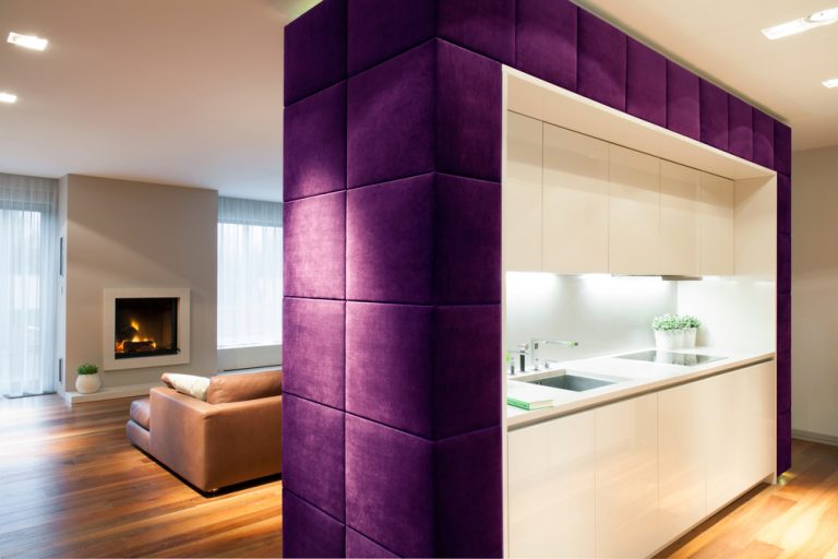 rich kitchen partition design