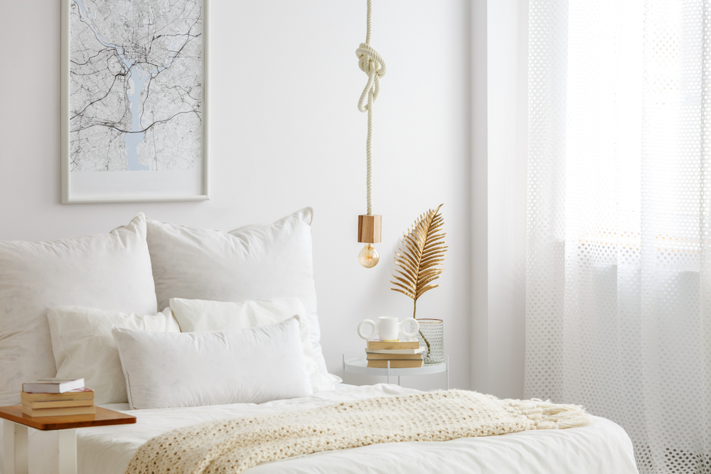 Metallics in your bedroom