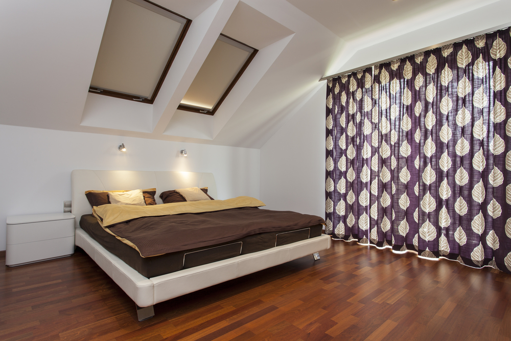Patterned curtains for windows