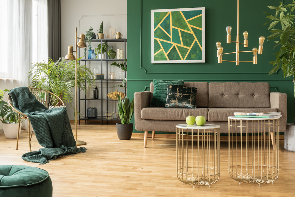 green and gold pairing