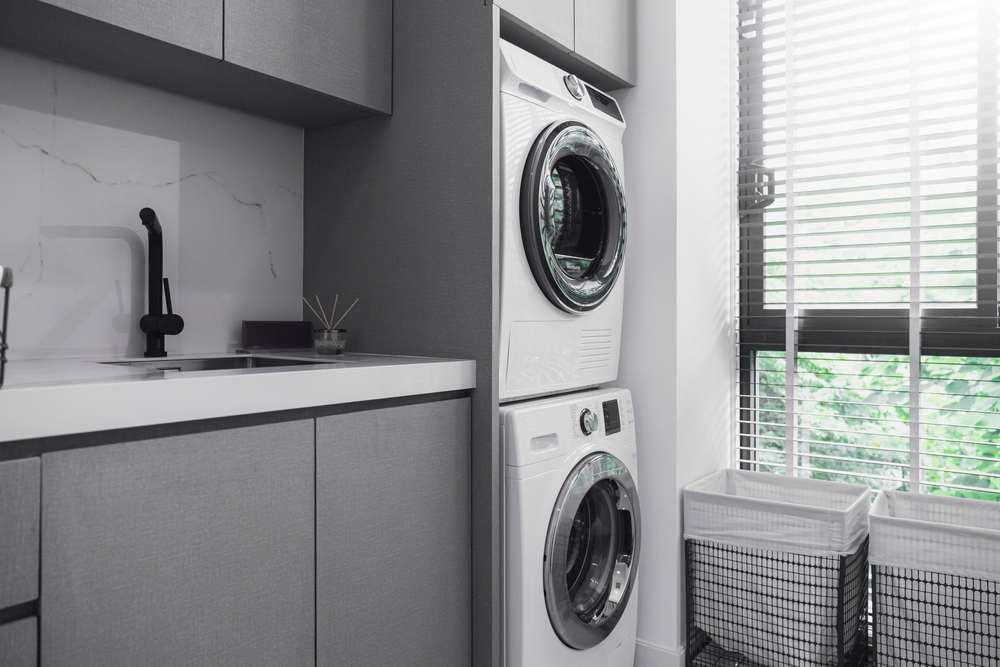 Stacking Appliances in Utility Area