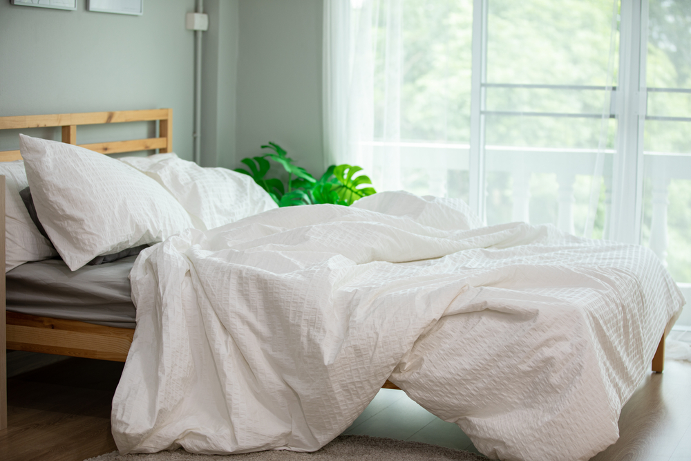 Natural light in bedroom
