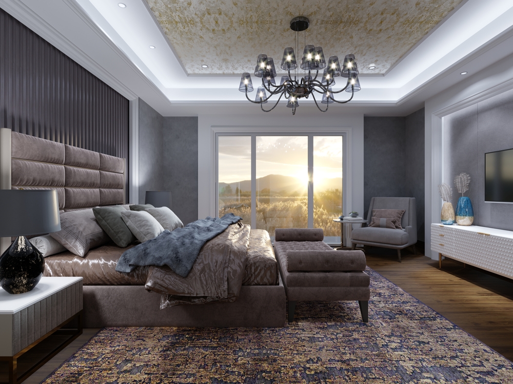 Calm bedroom lighting
