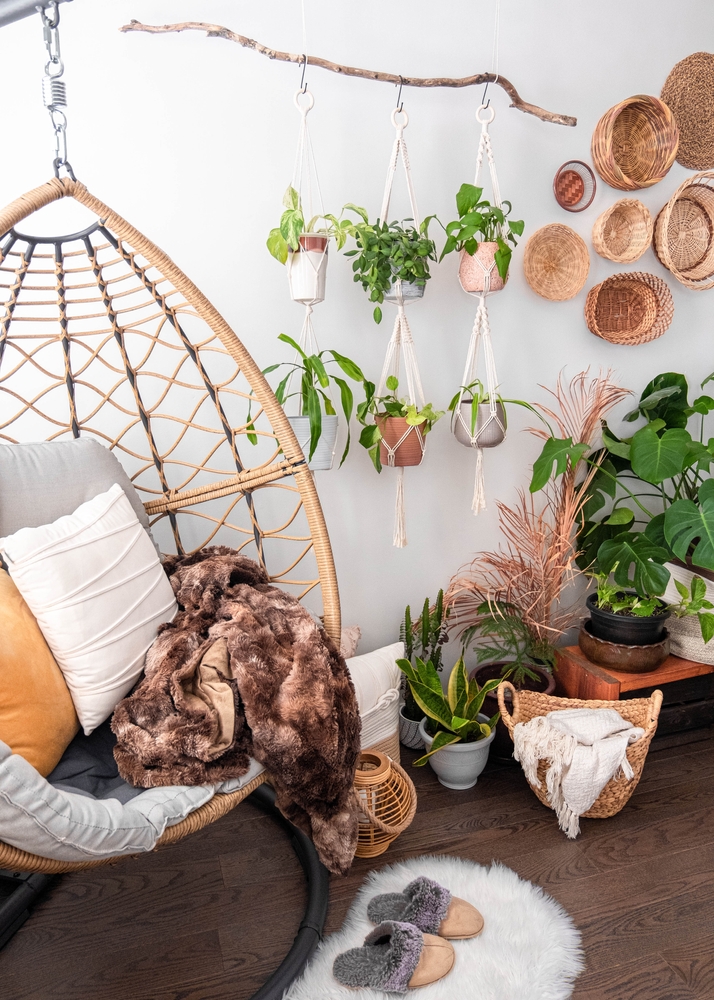 Messy boho interiors