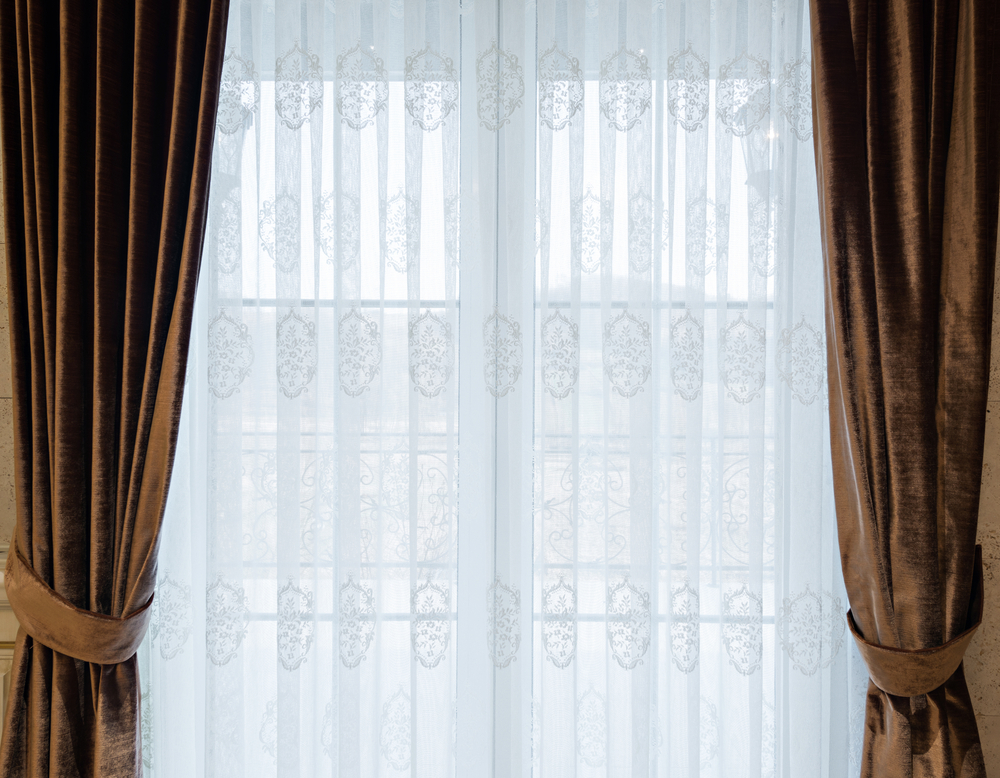 Velvet drapes