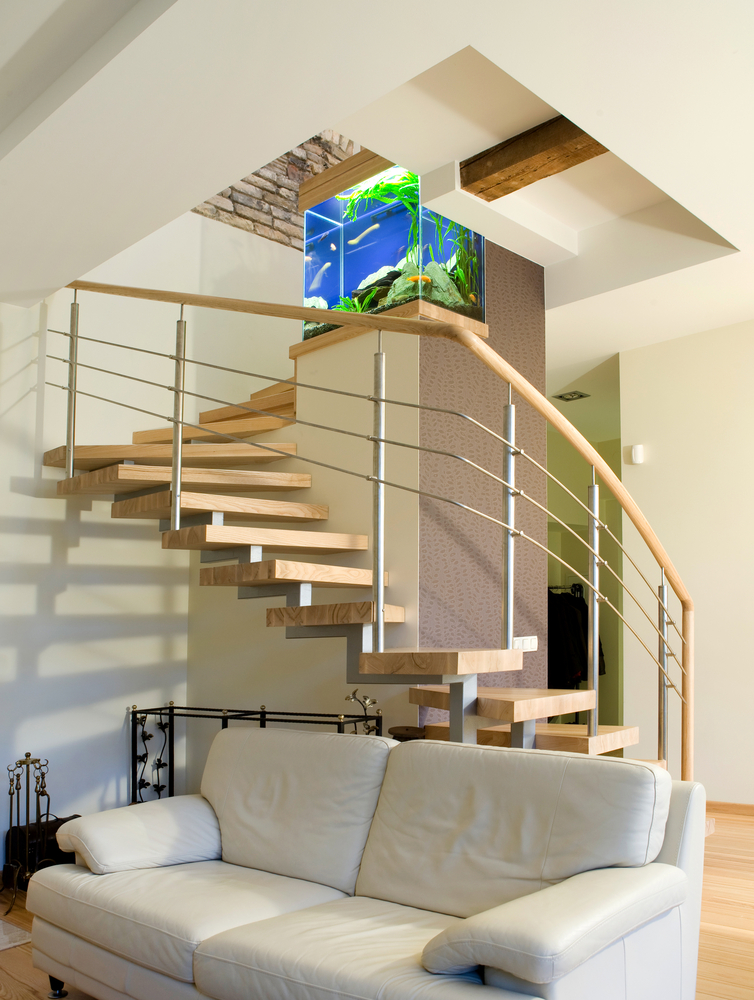 Aquarium in a Staircase