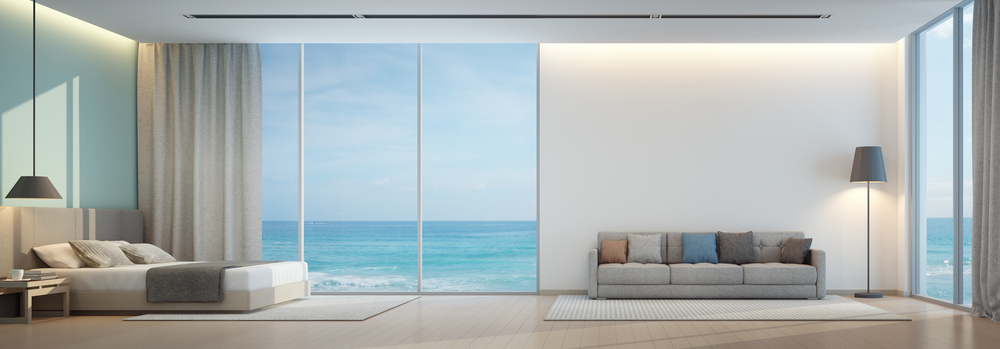Layers of light in living room