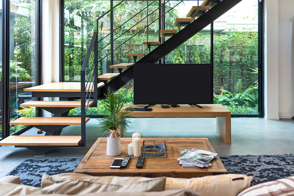 Edgy staircase design