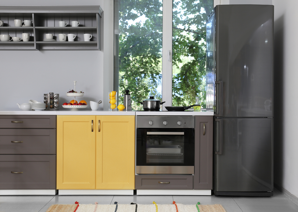 Yellow and Grey