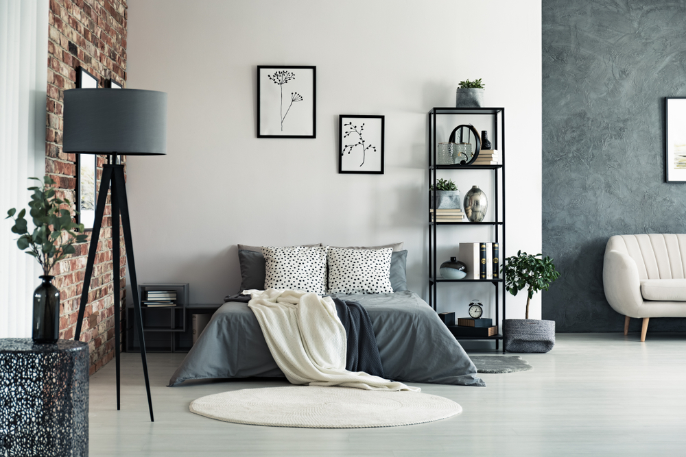 Throws or stylish drapes for bedroom