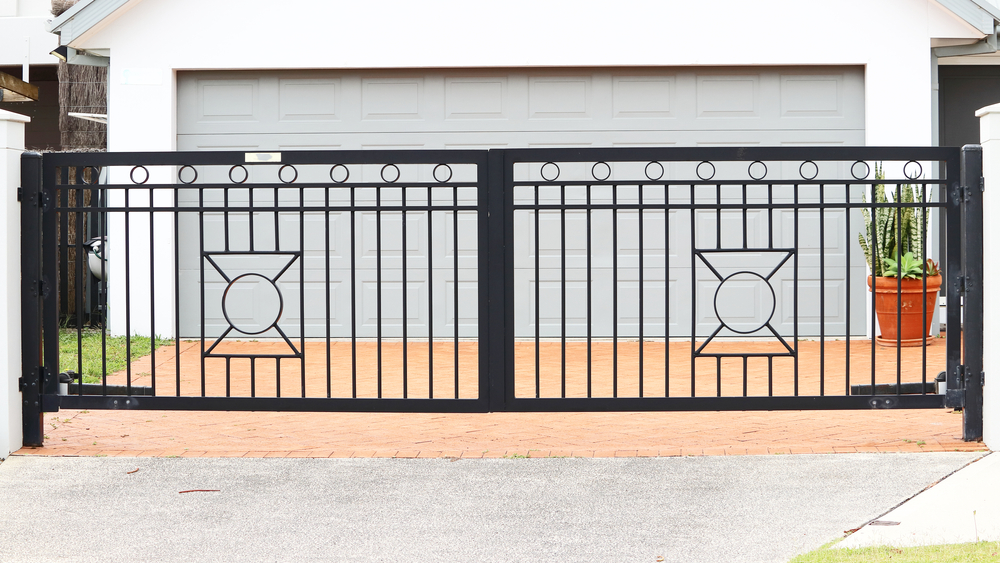 simple and elegant front gate