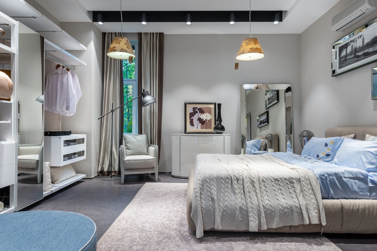 wardrobe design with dressing table