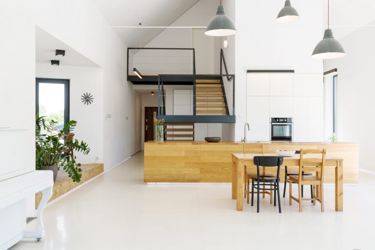 wooden block partition