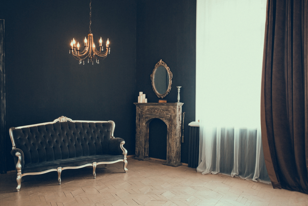 chandelier for gothic living room