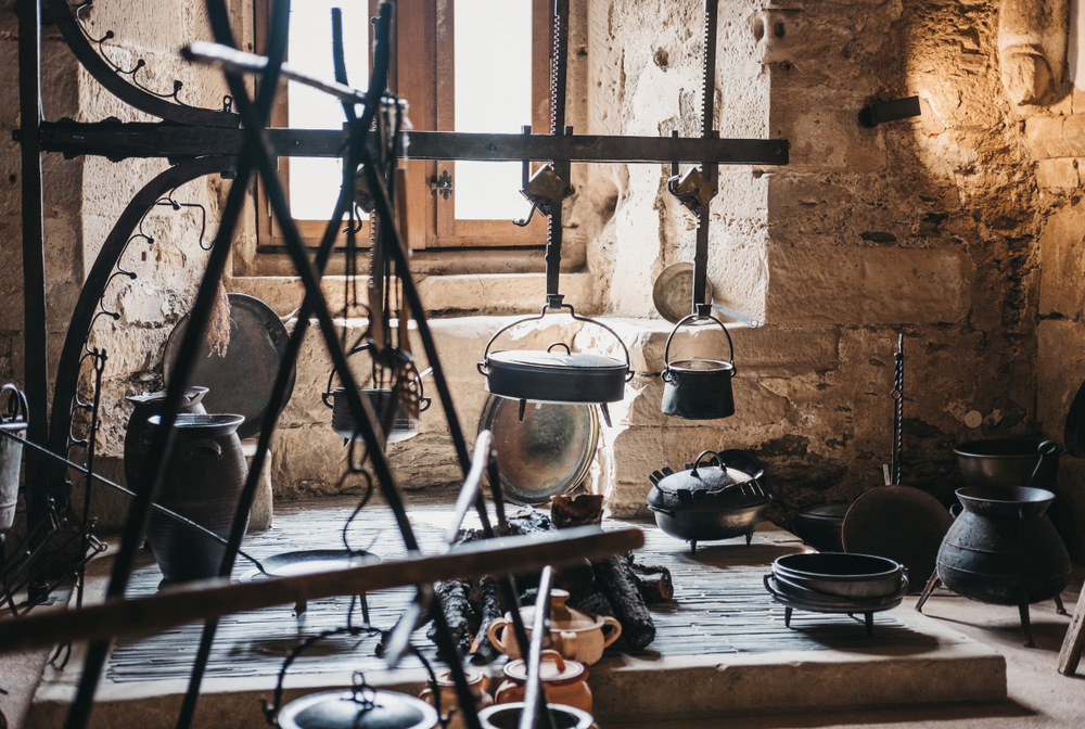gothic decor-themed kitchen