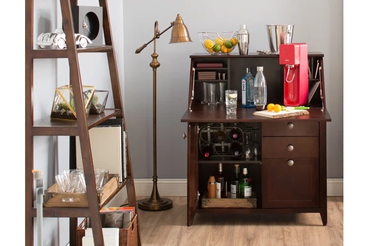 bar cart mini home bar ideas