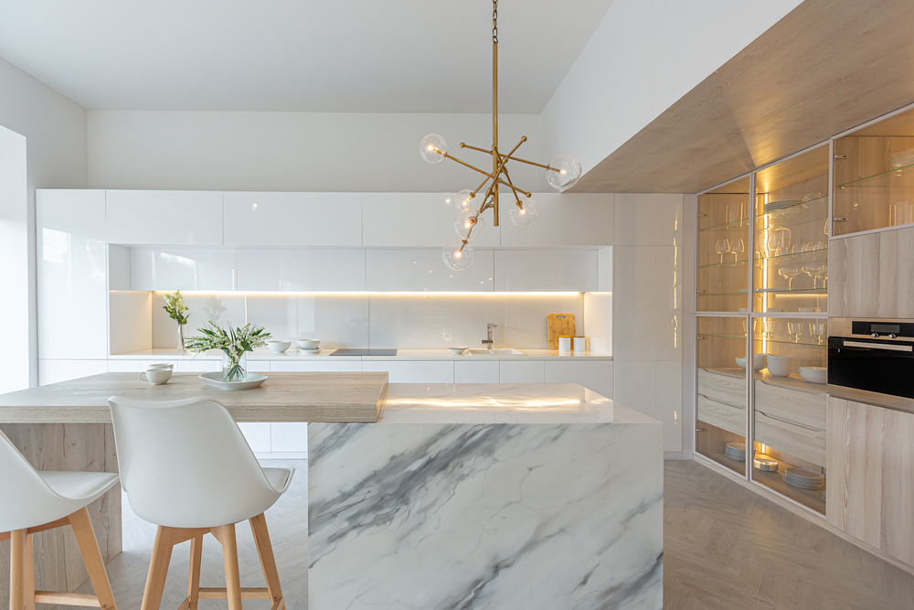 Fully functioning kitchen island