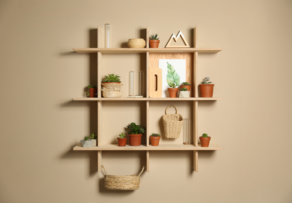 criss cross shelving