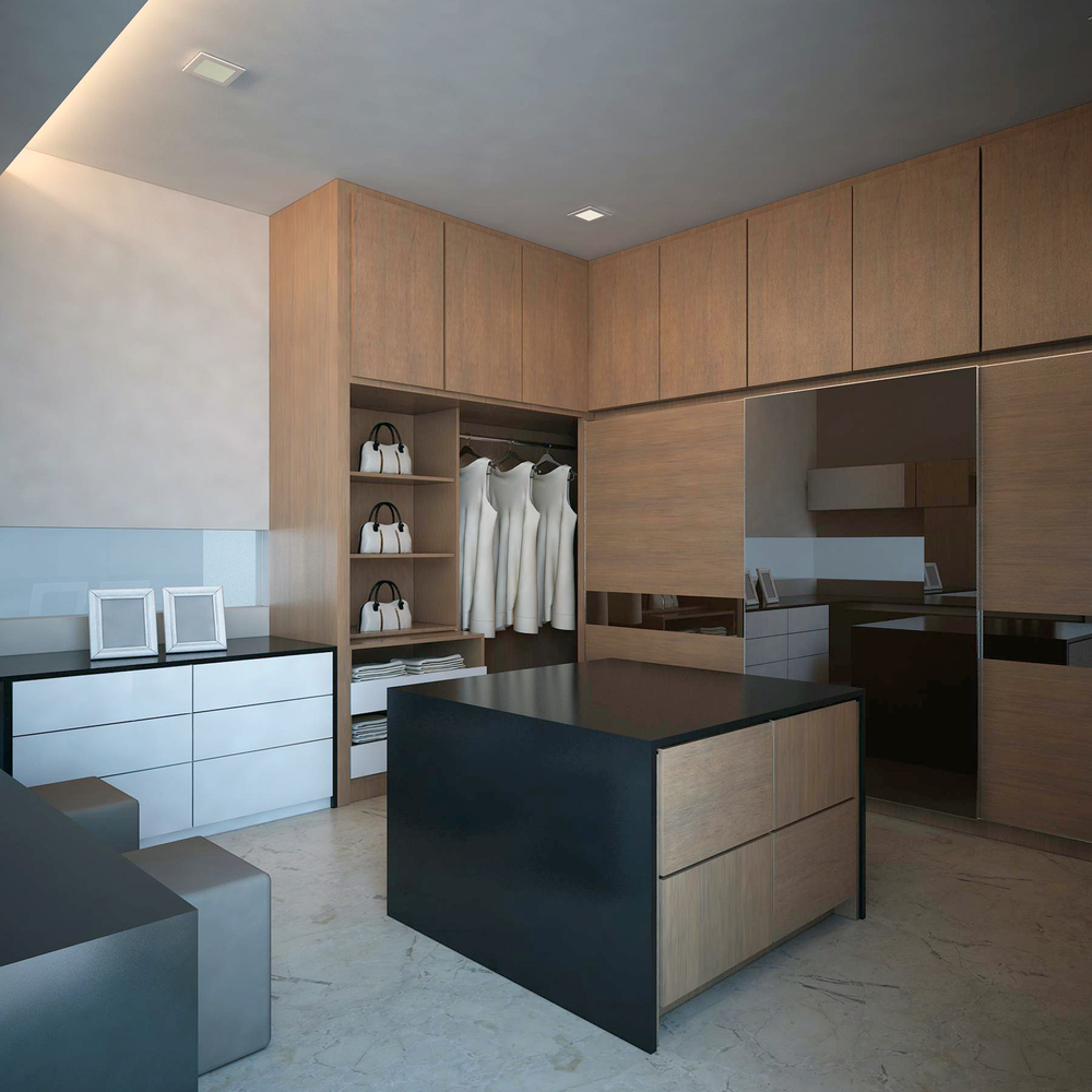 Simple closet island