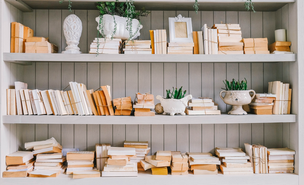 English style shelves