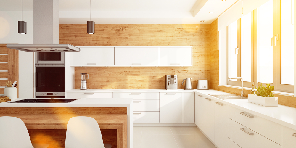 bright kitchen