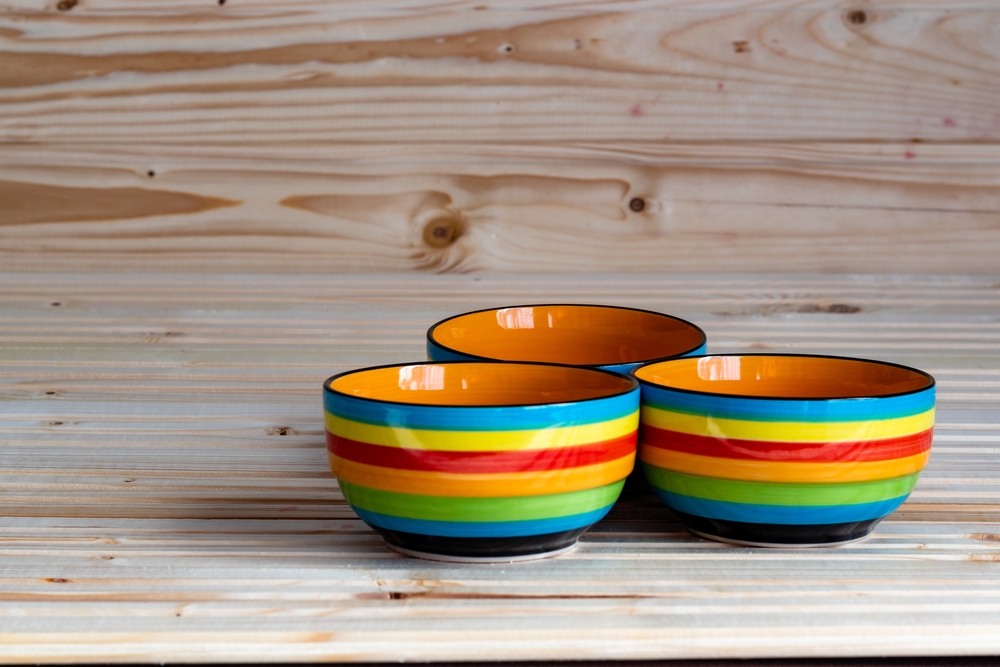 tropical theme tableware