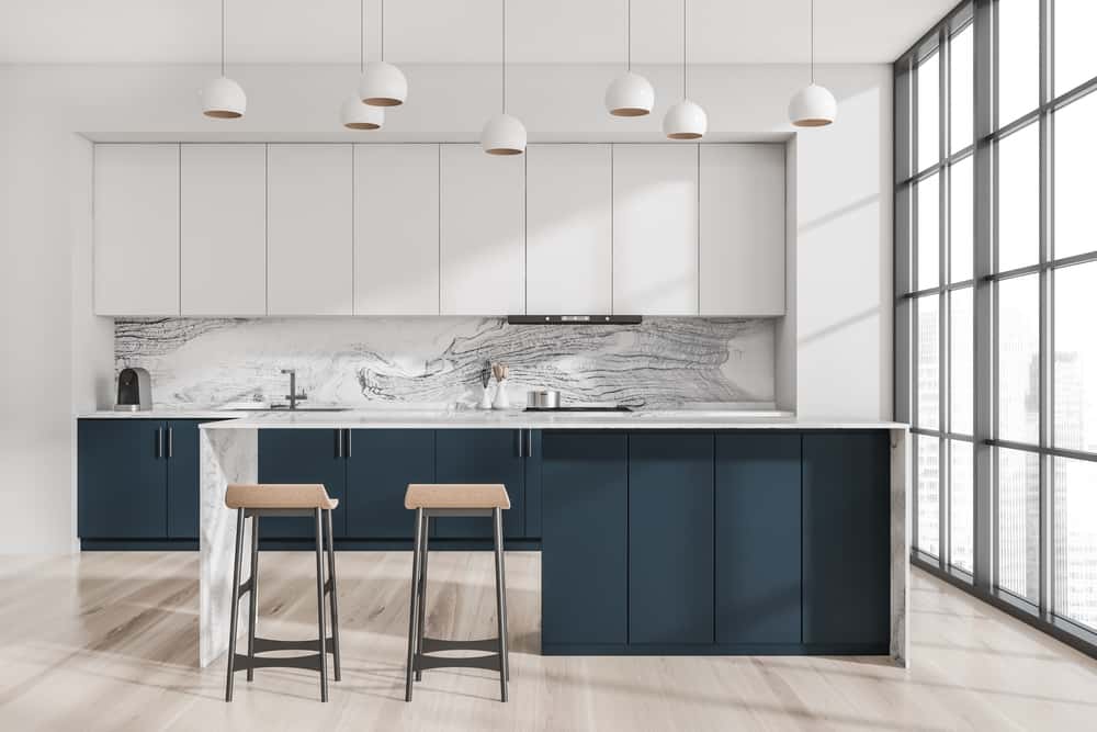 two-tone cupboard designs